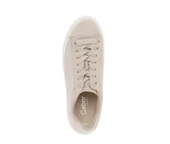Lage sneaker beige