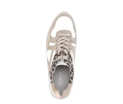Lage sneaker beige