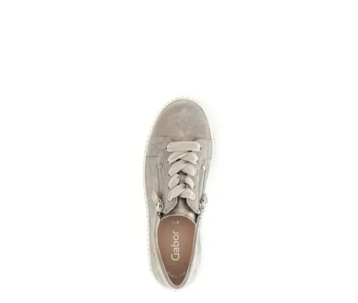 Lage sneaker beige