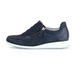 Lage sneaker blauw