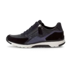 Lage sneaker blauw