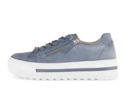 Lage sneaker blauw