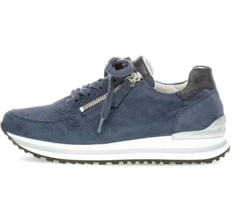 Lage sneaker blauw