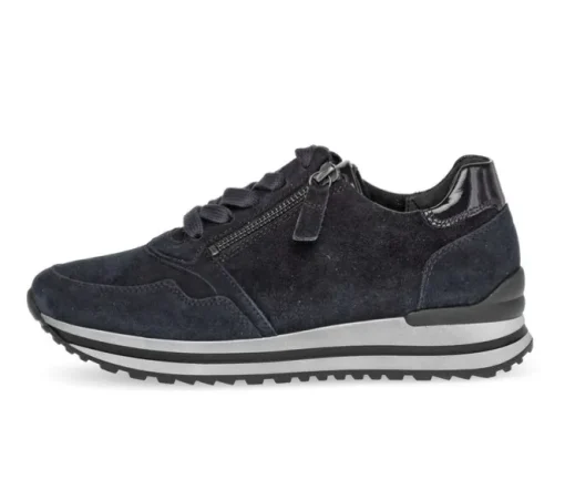 Lage sneaker blauw
