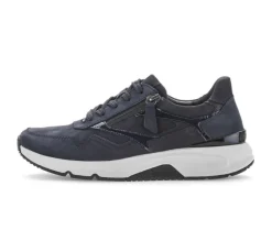 Lage sneaker blauw