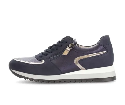 Lage sneaker blauw
