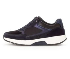 Lage sneaker blauw