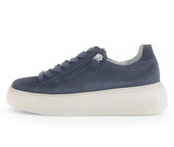 Lage sneaker blauw