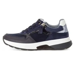 Lage sneaker blauw