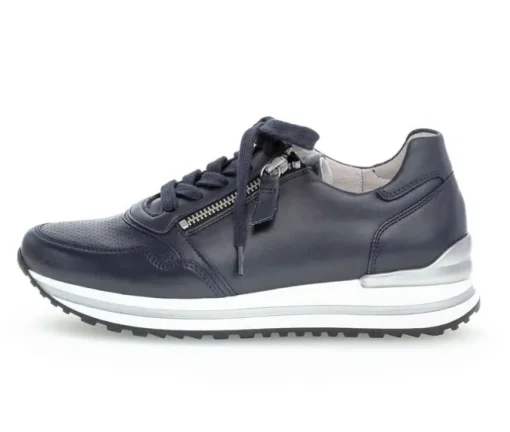 Lage sneaker blauw
