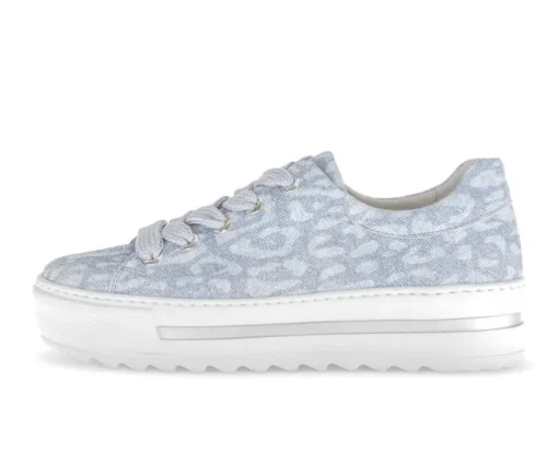 Lage sneaker blauw
