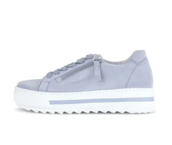 Lage sneaker blauw