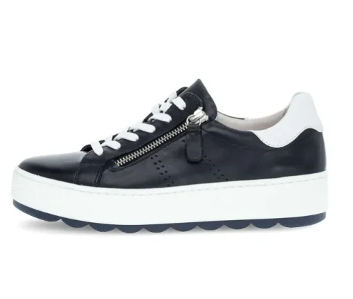 Lage sneaker blauw