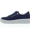 Lage sneaker blauw