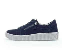 Lage sneaker blauw