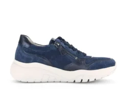 Lage sneaker blauw