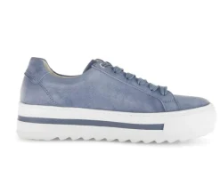 Lage sneaker blauw