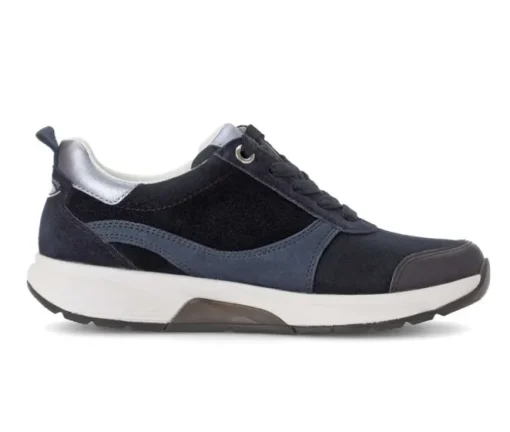 Lage sneaker blauw