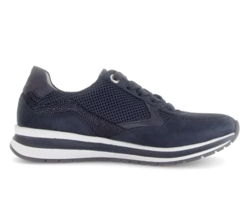 Lage sneaker blauw