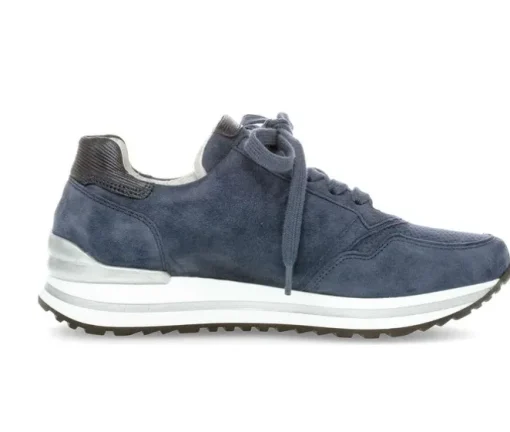 Lage sneaker blauw