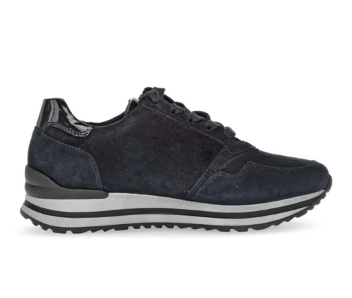Lage sneaker blauw
