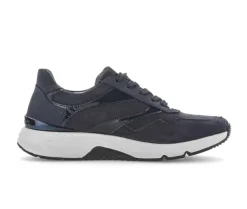 Lage sneaker blauw