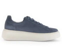 Lage sneaker blauw