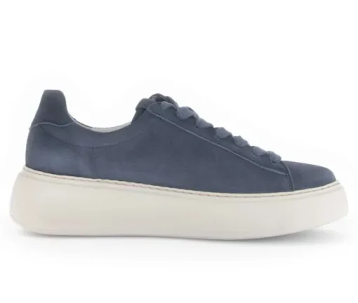 Lage sneaker blauw
