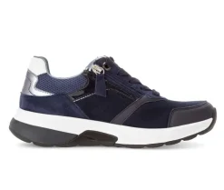 Lage sneaker blauw