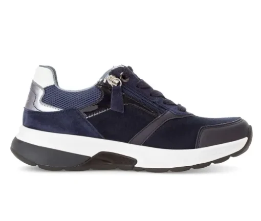 Lage sneaker blauw
