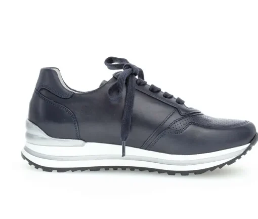 Lage sneaker blauw
