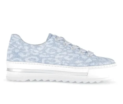 Lage sneaker blauw