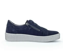 Lage sneaker blauw