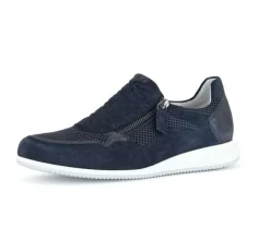 Lage sneaker blauw