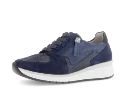 Lage sneaker blauw