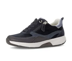 Lage sneaker blauw
