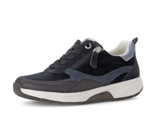 Lage sneaker blauw