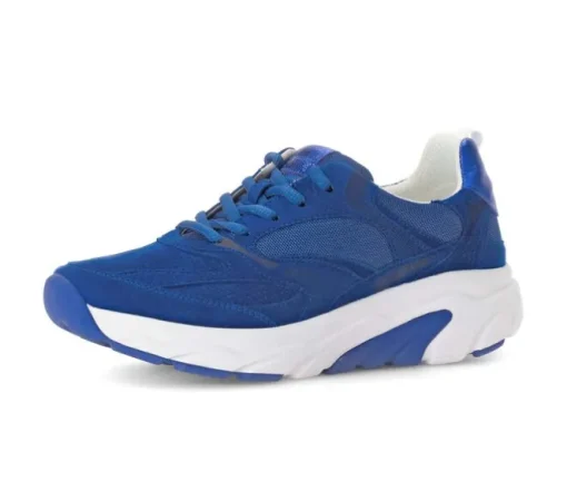 Lage sneaker blauw