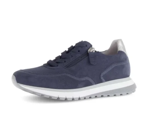 Lage sneaker blauw
