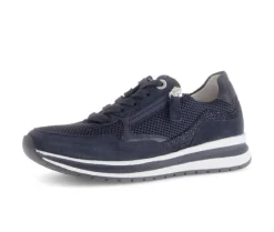 Lage sneaker blauw