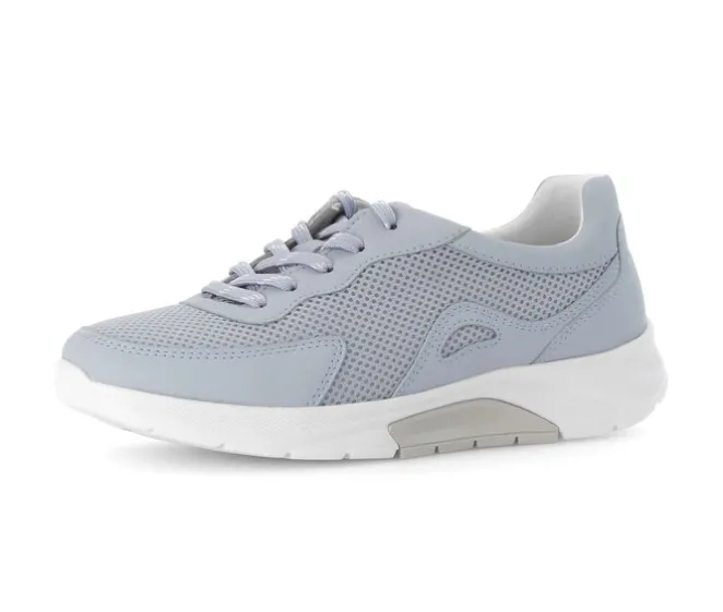 Lage sneaker blauw