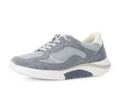 Lage sneaker blauw