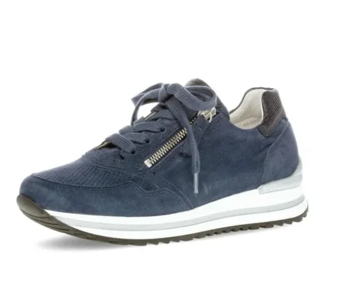 Lage sneaker blauw