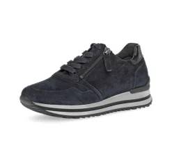 Lage sneaker blauw