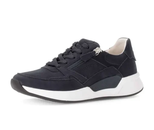Lage sneaker blauw