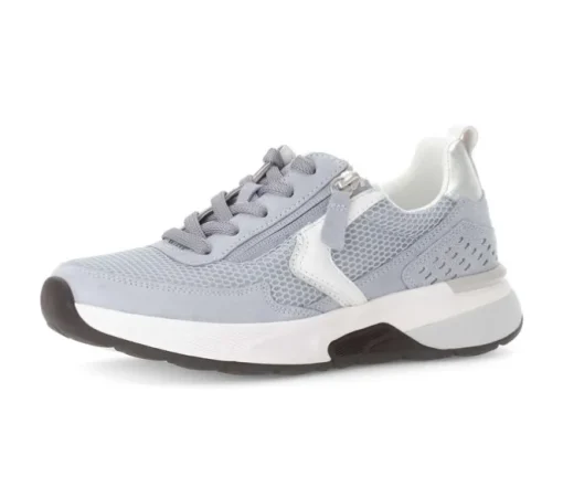 Lage sneaker blauw