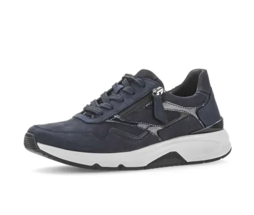 Lage sneaker blauw