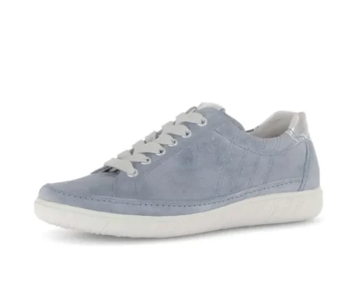 Lage sneaker blauw