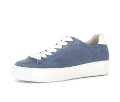 Lage sneaker blauw
