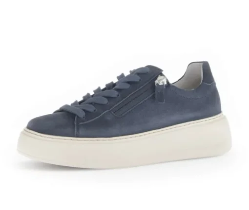 Lage sneaker blauw